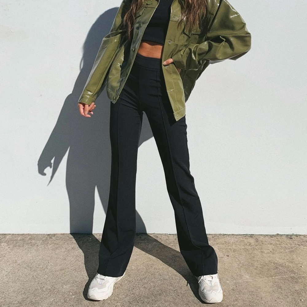 Princess Polly Jansen Black Flair Pant